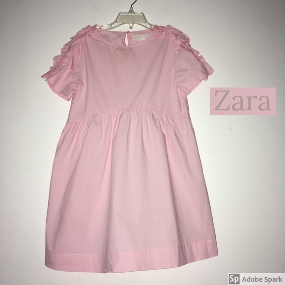 zara girls pink dress